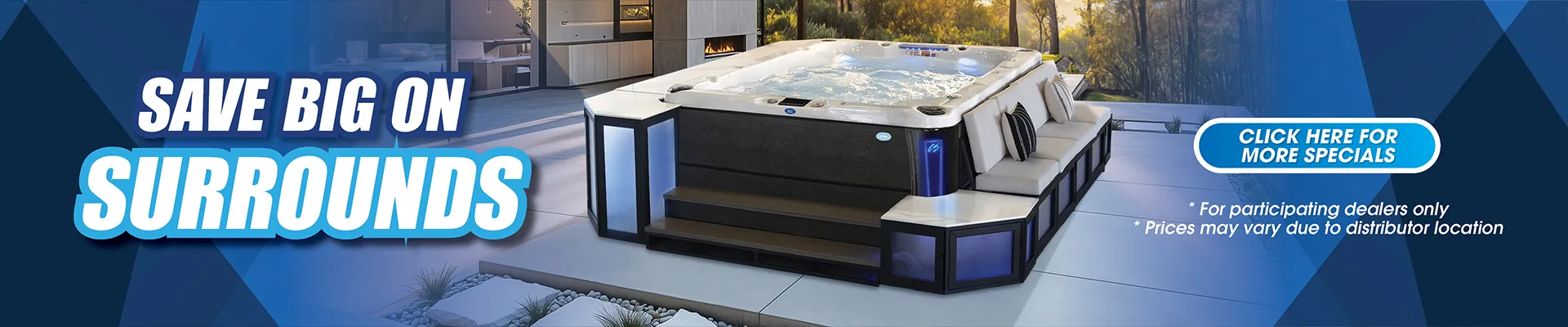 Calspas hot tub being used in a family setting - Lowell