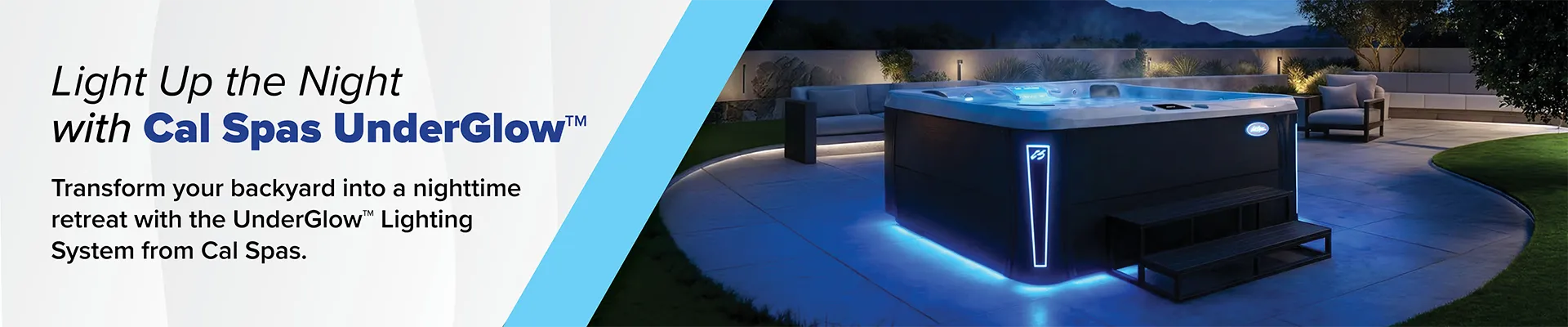 Calspas hot tub being used in a family setting - Lowell